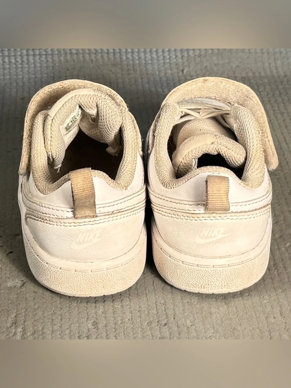 Nike Court Borough Low 2 Toddler White/White BQ5453-100 Size 7C